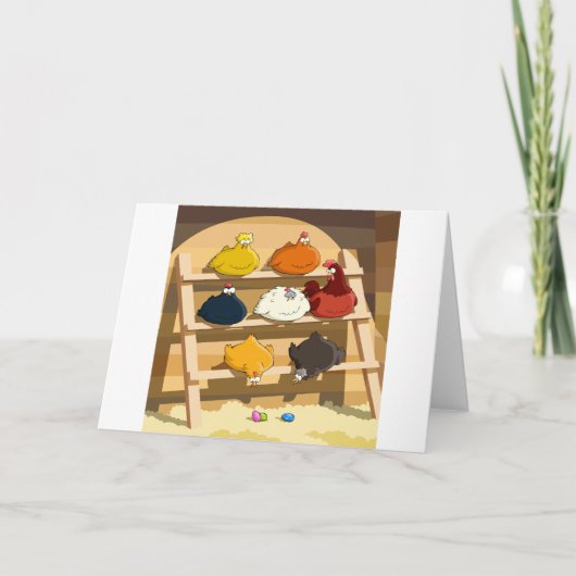 Hen House Greeting Cards Karte (Vorderseite)