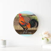 Hen House Hero Große Wanduhr (Zuhause)