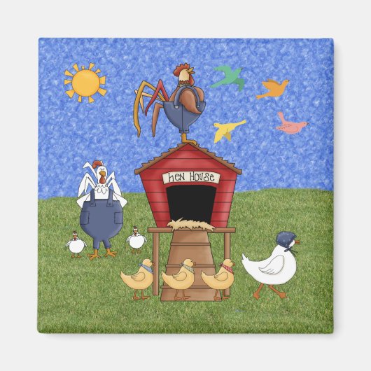 Hen House Magnet (Vorne)