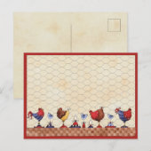 Hen House Postcard Postkarte (Vorne/Hinten)