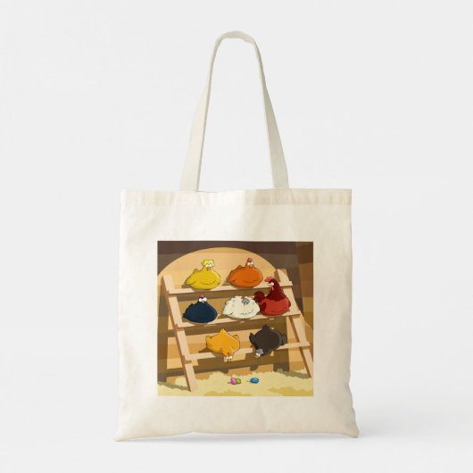 Hen House Tote Bag Tragetasche (Rückseite)