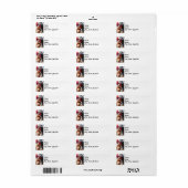 Hen mit Attitude - Rücksendeadressen-Aufkleber (Vorne)