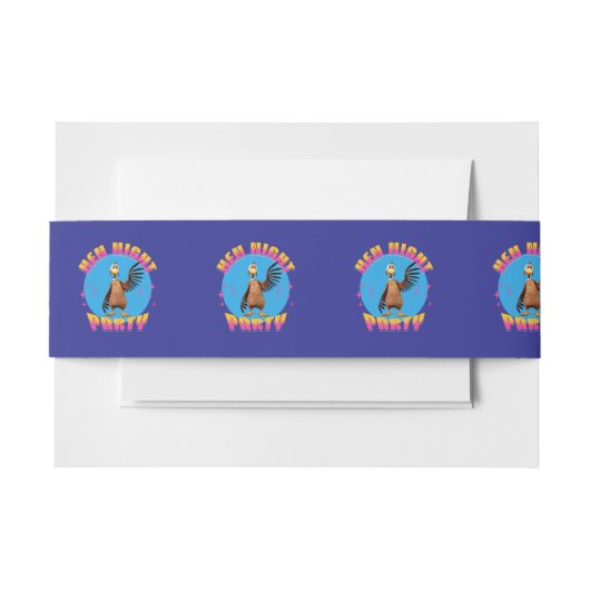 Hen Night Party Funny Junggeselinnen-Abschied Einladungsbanderole (Vorderseite Beispiel)