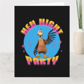 Hen Night Party Funny Junggeselinnen-Abschied Karte (Vorderseite)