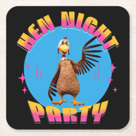 Hen Night Party Funny Junggeselinnen-Abschied Rechteckiger Pappuntersetzer