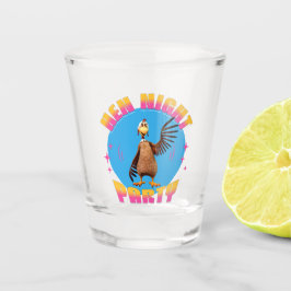 Hen Night Party Funny Junggeselinnen-Abschied Schnapsglas