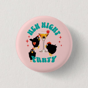 Hen Night Party, Junggeselinnen-Abschied Funny Hen Button