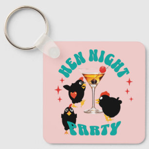 Hen Night Party, Junggeselinnen-Abschied Funny Hen Schlüsselanhänger