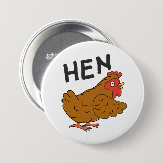 Hen Party Abzeichen Button für Braut zu sein (Vorne & Hinten)