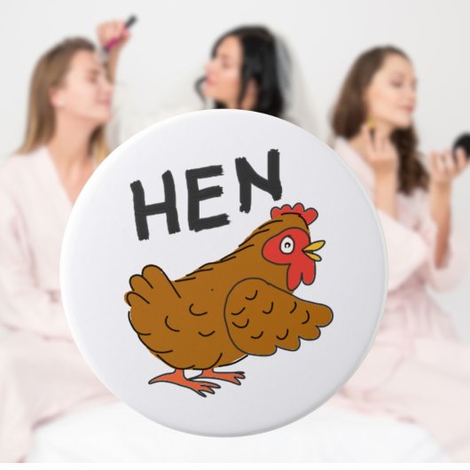 Hen Party Abzeichen Button für Braut zu sein
