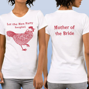 Hen Party Bachelorette Mutter der Braut T-Shirt