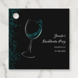 Hen Party Blue Mocktail Junggeselinnen-Abschied fu Geschenkanhänger