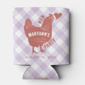 Hen Party Chicken Bachelorette Dosenkühler (Rückseite)