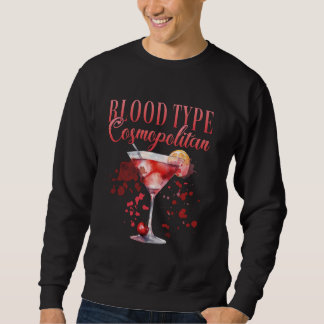 Hen Party Cocktail Barkeeper Bluttyp Cosmopolit Sweatshirt