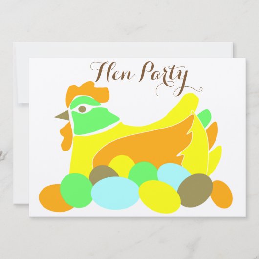 Hen Party Einladung (Vorderseite)