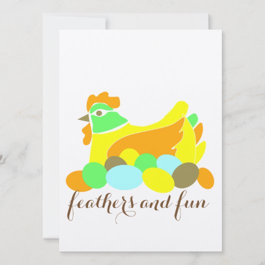 Hen Party Einladung (Rückseite)