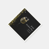 Hen Party gold Mocktail Junggeselinnen-Abschied Na Serviette (Ecke)