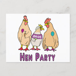 Hen Party Postkarte