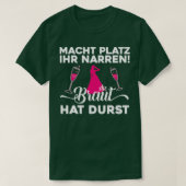 Hen Party Team Bride Geschenk 1 T-Shirt (Design vorne)
