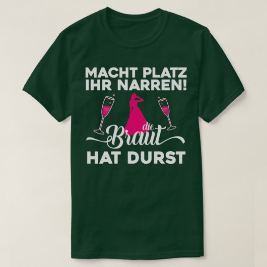 Hen Party Team Bride Geschenk 1 T-Shirt (Design vorne)