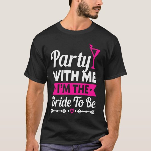 Hen Party Wedding Married Bachelor Bride To Be Bac T-Shirt (Vorderseite)