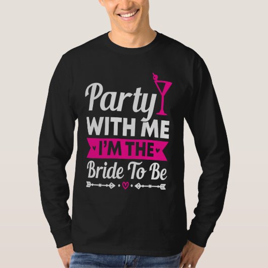 Hen Party Wedding Married Bachelor Bride To Be Bac T-Shirt (Vorderseite)