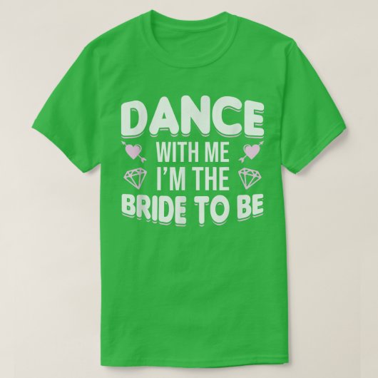 Hen Party Wedding Verheiratet Bachelor Bride-to-be T-Shirt (Design vorne)