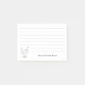 Hen Post-it Klebezettel (Vorderseite)