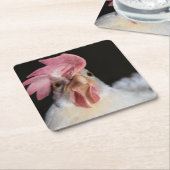 Hen Rechteckiger Pappuntersetzer (angewinkelt)