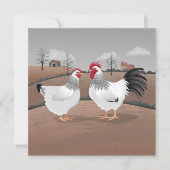 Hen & Rooster Card (Vorderseite)