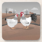 Hen & Rooster Getränkeuntersetzer (Vorderseite)