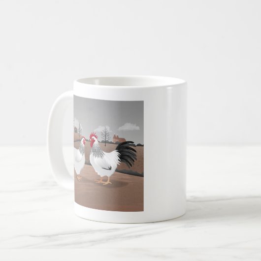 Hen & Rooster Kaffeetasse (Vorderseite Links)