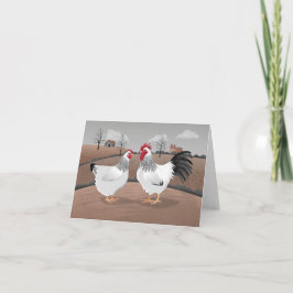 Hen & Rooster Karte