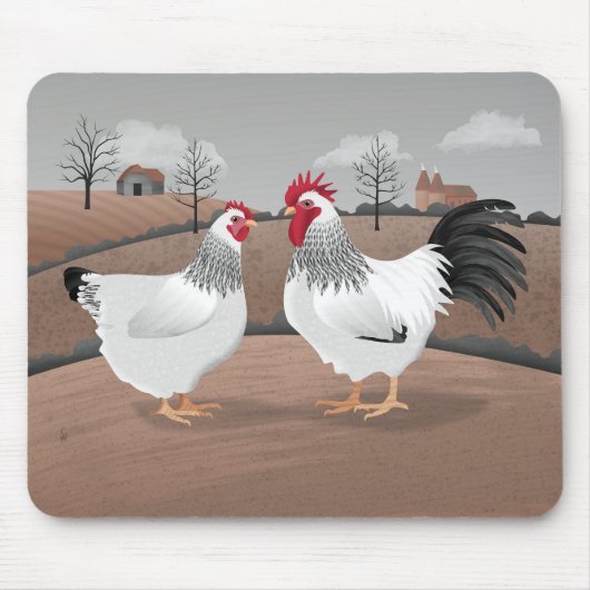 Hen & Rooster Mousepad (Vorne)
