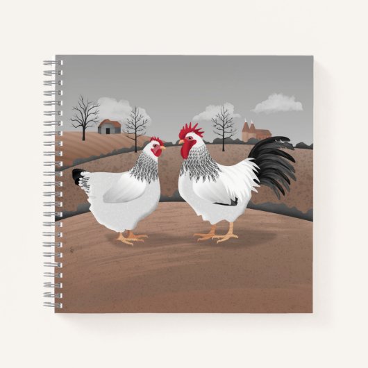 Hen & Rooster Notizblock (Vorderseite)