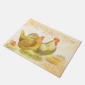 Hen & Roster Haustür Set in italienischer Landscha Fußmatte (Schrägansicht)