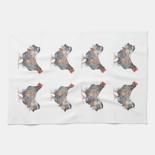 Hen Tea Handtuch (Horizontal)