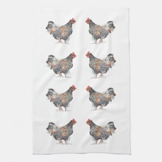 Hen Tea Handtuch (Vertikal)