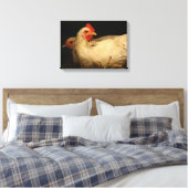 Hen und Rooster Leinwanddruck (Insitu (Schlafzimmer))