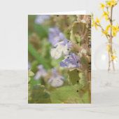 Henbit Karte (Gelbe Blume)