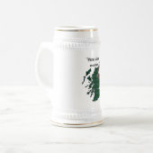 Henderson Clan Abzeichen Stein Bierglas (Vorderseite Links)