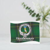 Henderson Clan Postkarte (Stehend Vorderseite)