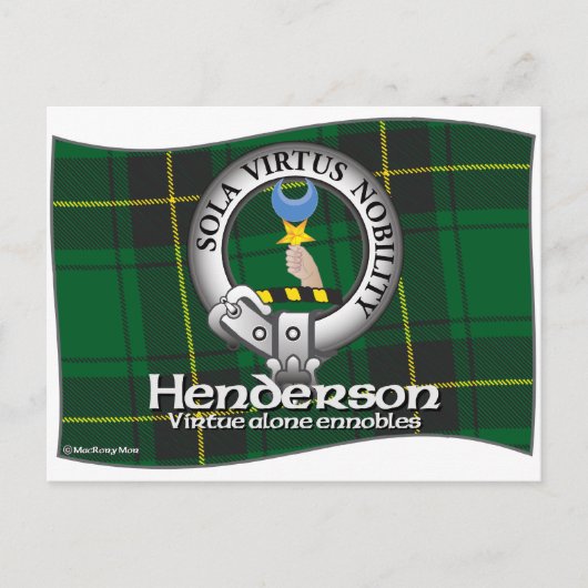 Henderson Clan Postkarte (Vorderseite)