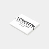 Henderson Coordinaten - Henderson Coordinates Post-it Klebezettel (angewinkelt)