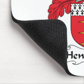 Henderson-Familienwappen Mousepad (Ecke)