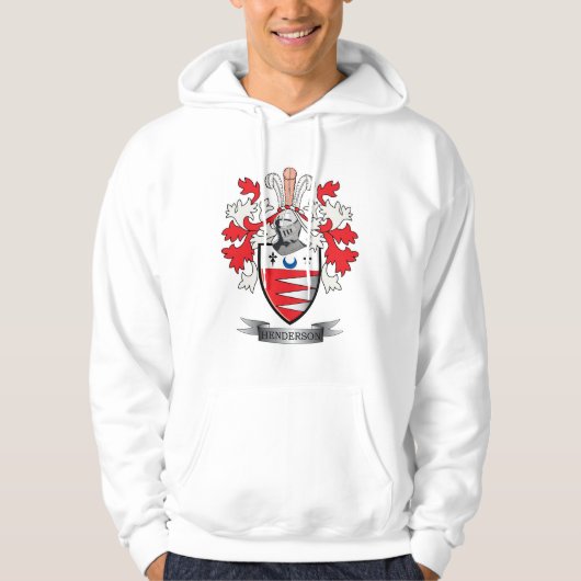Henderson-Familienwappen-Wappen Hoodie (Vorderseite)