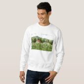 Henderson-Feld und Wildblumen-Sweatshirt Sweatshirt (Vorne ganz)