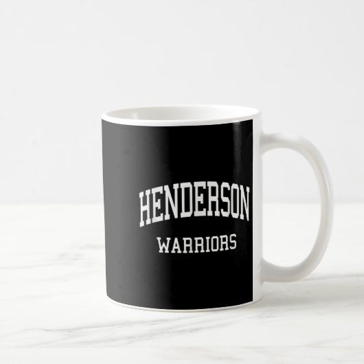 Henderson High School Hs West Chester Pa Retro Spo Kaffeetasse (Rechts)