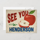 Henderson Nevada Apple - Vintage Travel Postkarte (Vorne/Hinten)