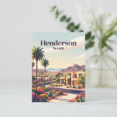 Henderson, Nevada Postkarte (Stehend Vorderseite)